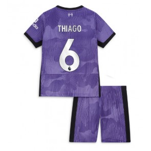 Maillot de foot Liverpool Thiago Alcantara #6 Troisième enfant 2023-24 Manches Courte (+ pantalon court)